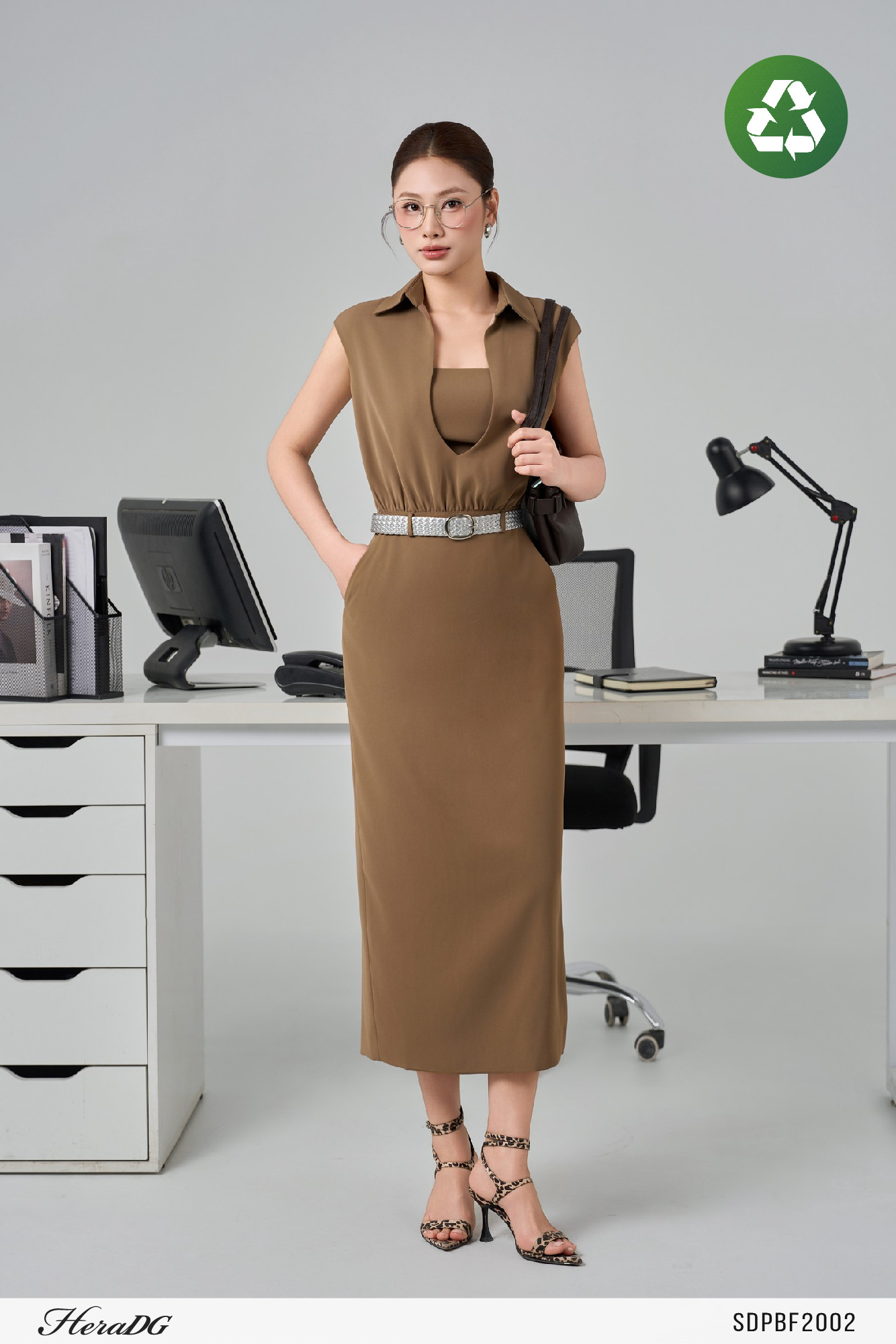 Ảnh của Đầm giả set vai chờm